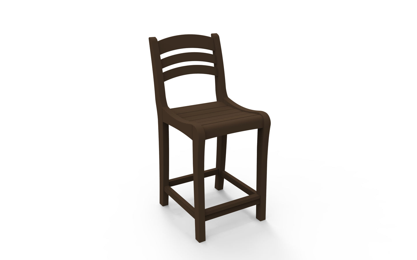 Seaside Casual Recycled Plastic Charleston Balcony Chair (COUNTER HEIGHT) - LEAD TIME TO SHIP 2 TO 4 WEEKS