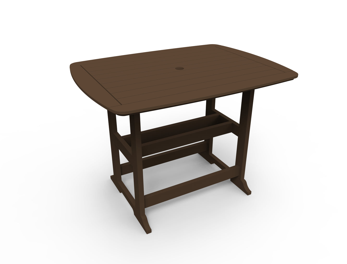 Seaside Casual Recycled Plastic Portsmouth Bar Table 42" x 56" (BAR HEIGHT) - LEAD TIME TO SHIP 2 TO 4 WEEKS