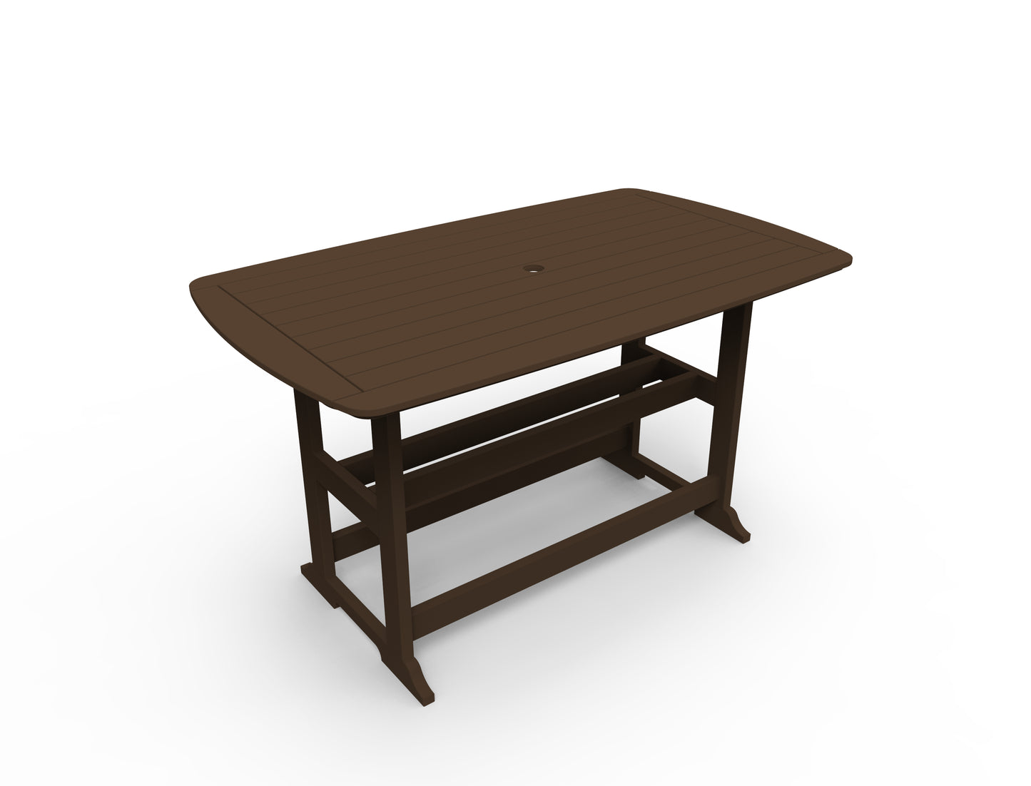 Seaside Casual Recycled Plastic Portsmouth Bar Table 42" x 72" (BAR HEIGHT) - LEAD TIME TO SHIP 2 TO 4 WEEKS