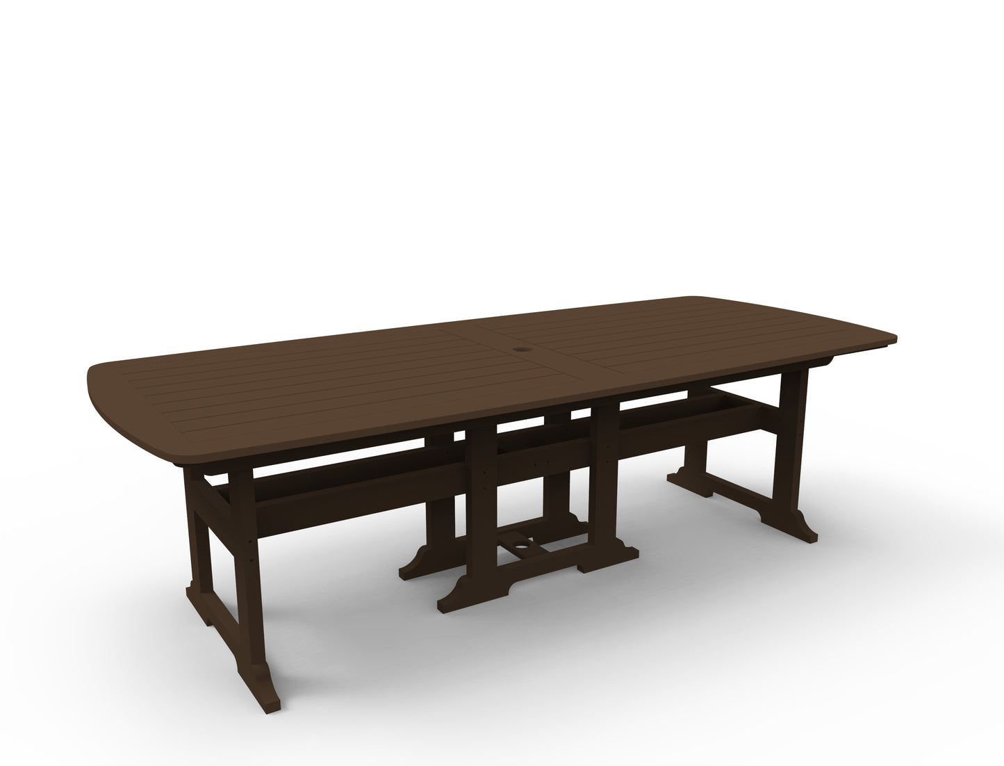 Seaside Casual Recycled Plastic Portsmouth Dining Table 42" x 100" - LEAD TIME TO SHIP 2 TO 4 WEEKS