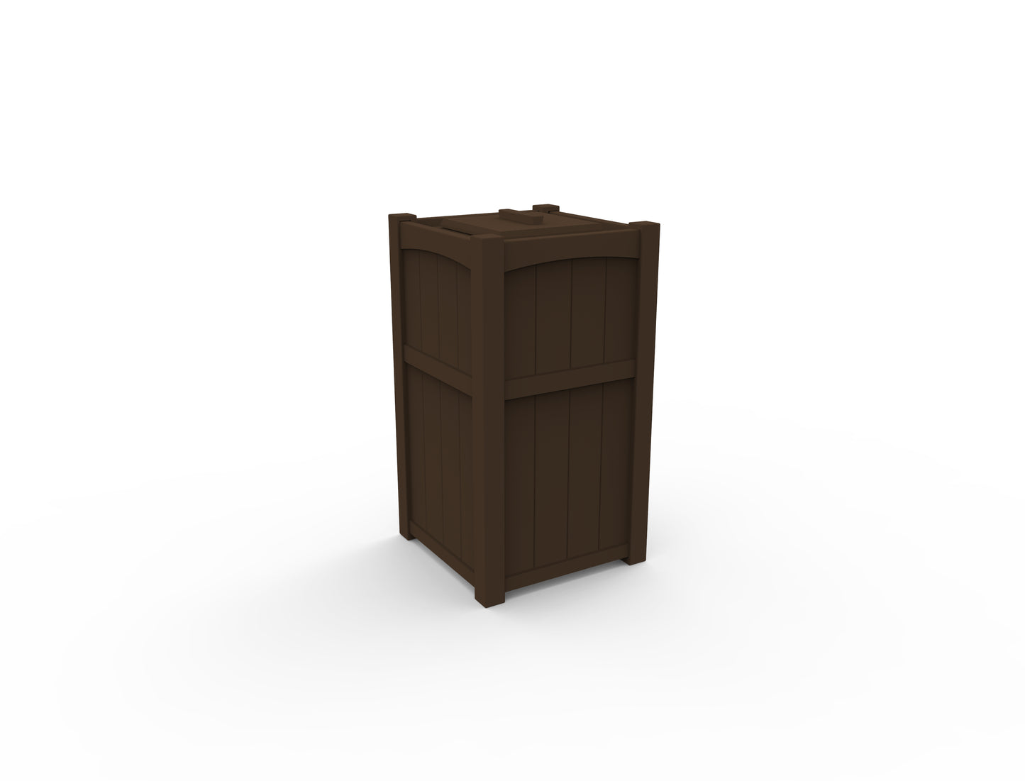Seaside Casual Recycled Plastic Wickford Residential Trash Receptacle - LEAD TIME TO SHIP 2 TO 4 WEEKS