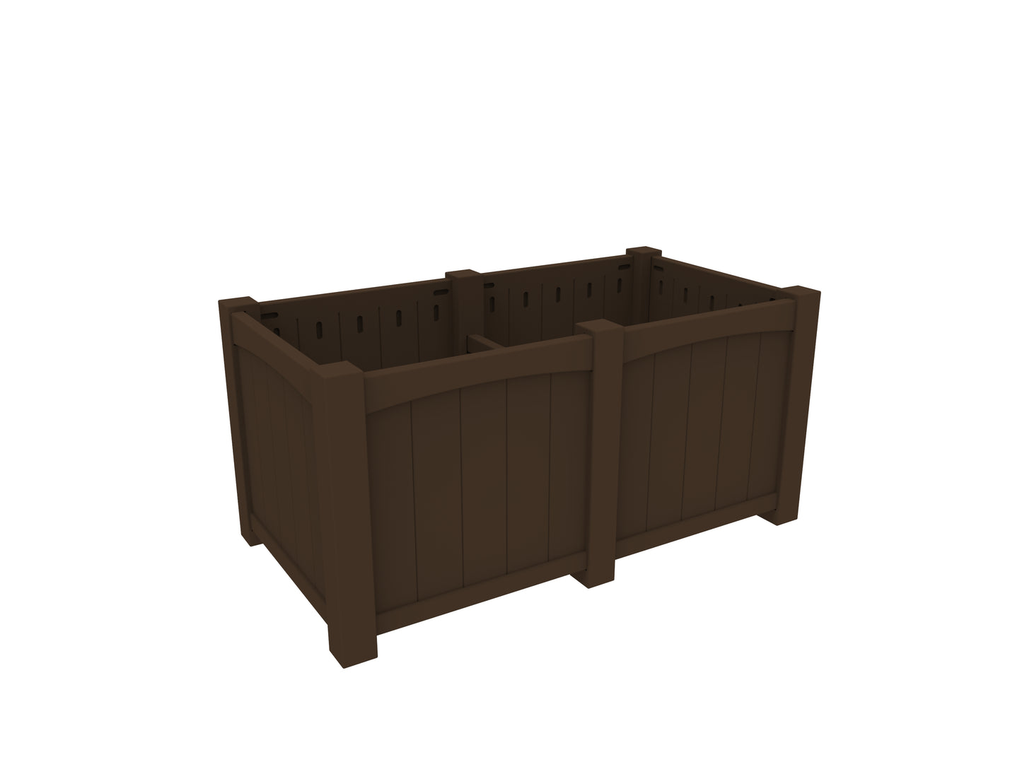 Seaside Casual Recycled Plastic Wickford Estate Planter-Extension - LEAD TIME TO SHIP 4 TO 6 WEEKS