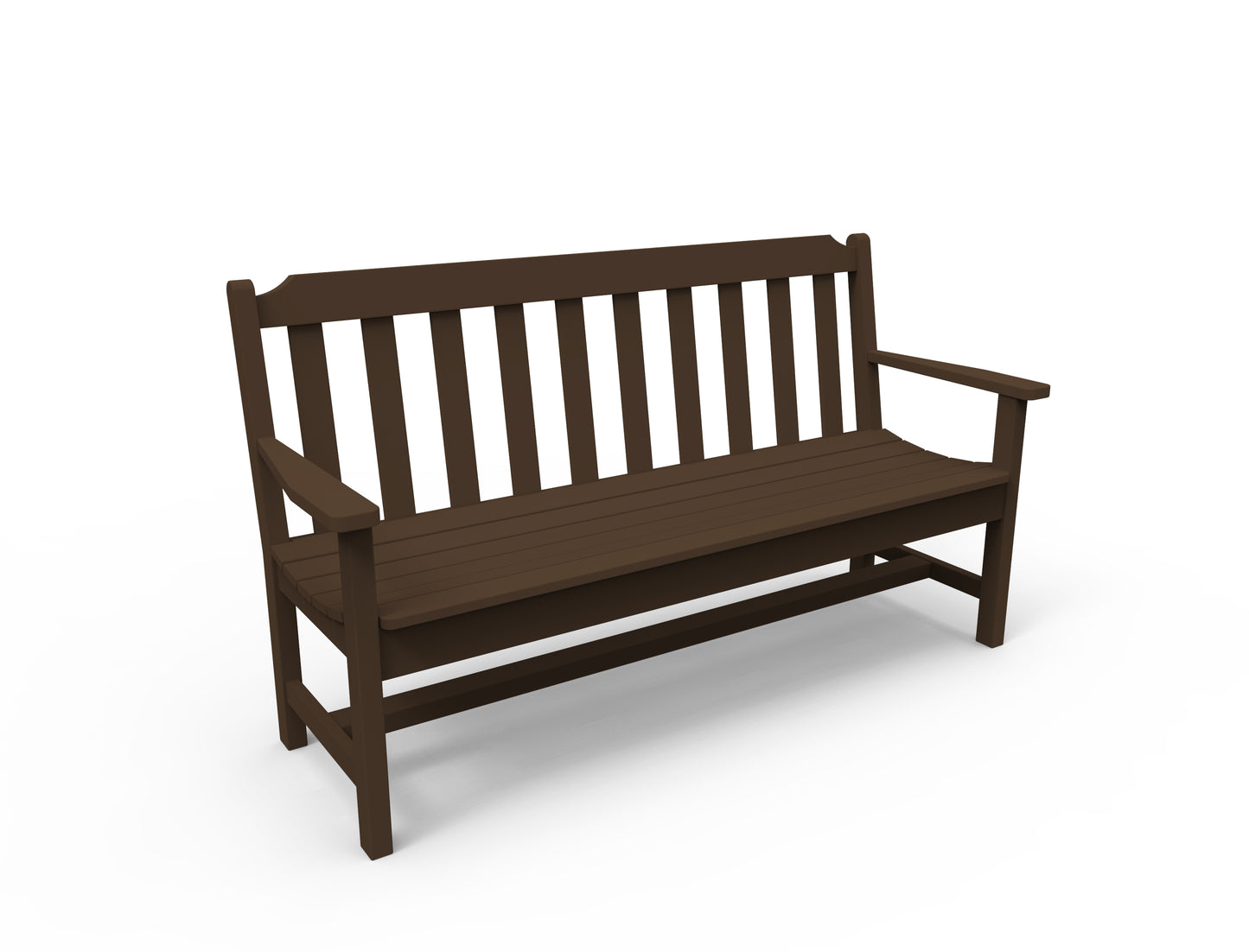 Seaside Casual Recycled Plastic Newport 5' Bench - LEAD TIME TO SHIP 4 TO 6 WEEKS
