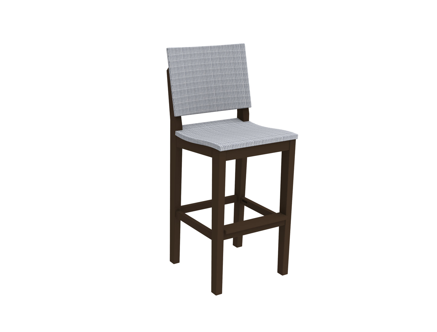 Seaside Casual Recycled Plastic MAD Bar Side Chair (WOVEN) (BAR HEIGHT) - LEAD TIME TO SHIP 2 TO 4 WEEKS Regular price