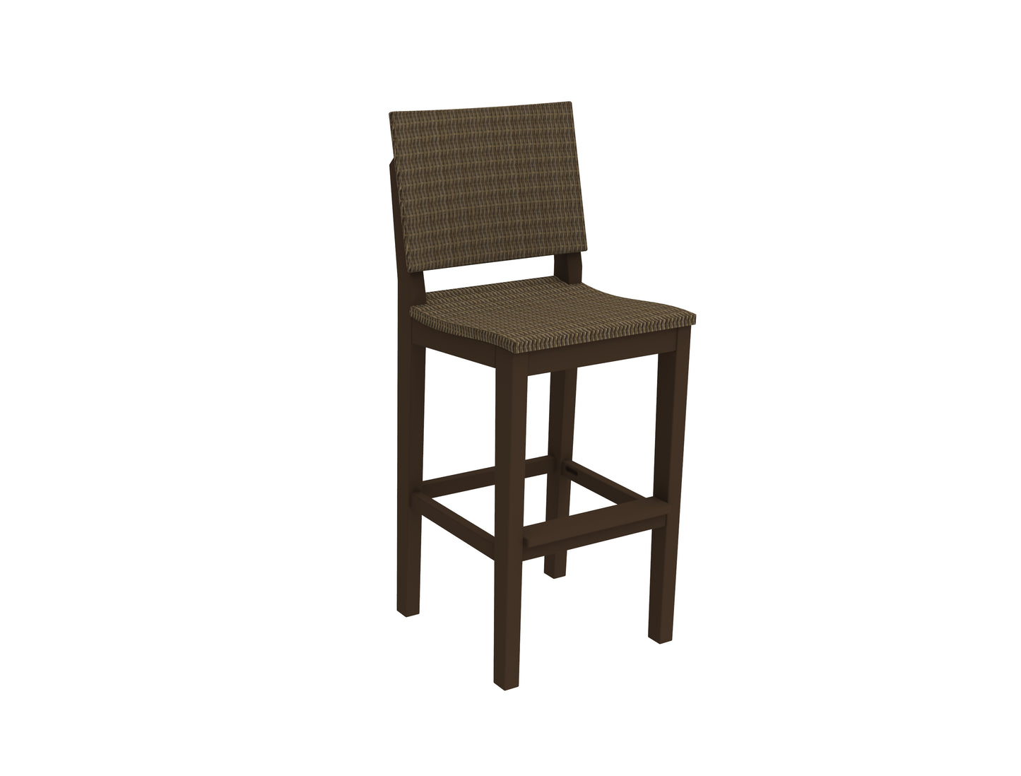 Seaside Casual Recycled Plastic MAD Bar Side Chair (WOVEN) (BAR HEIGHT) - LEAD TIME TO SHIP 2 TO 4 WEEKS Regular price