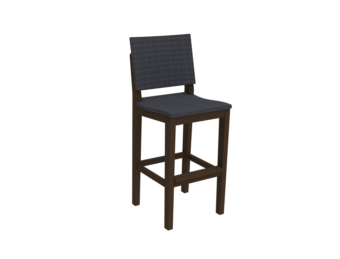 Seaside Casual Recycled Plastic MAD Bar Side Chair (WOVEN) (BAR HEIGHT) - LEAD TIME TO SHIP 2 TO 4 WEEKS Regular price