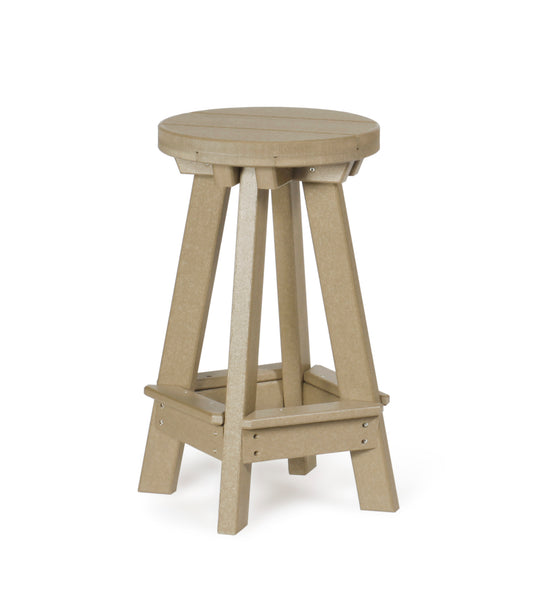 Leisure Lawns Amish Made Recycled Plastic Stationary Bar Stool Model #173 - LEAD TIME TO SHIP 4 WEEKS