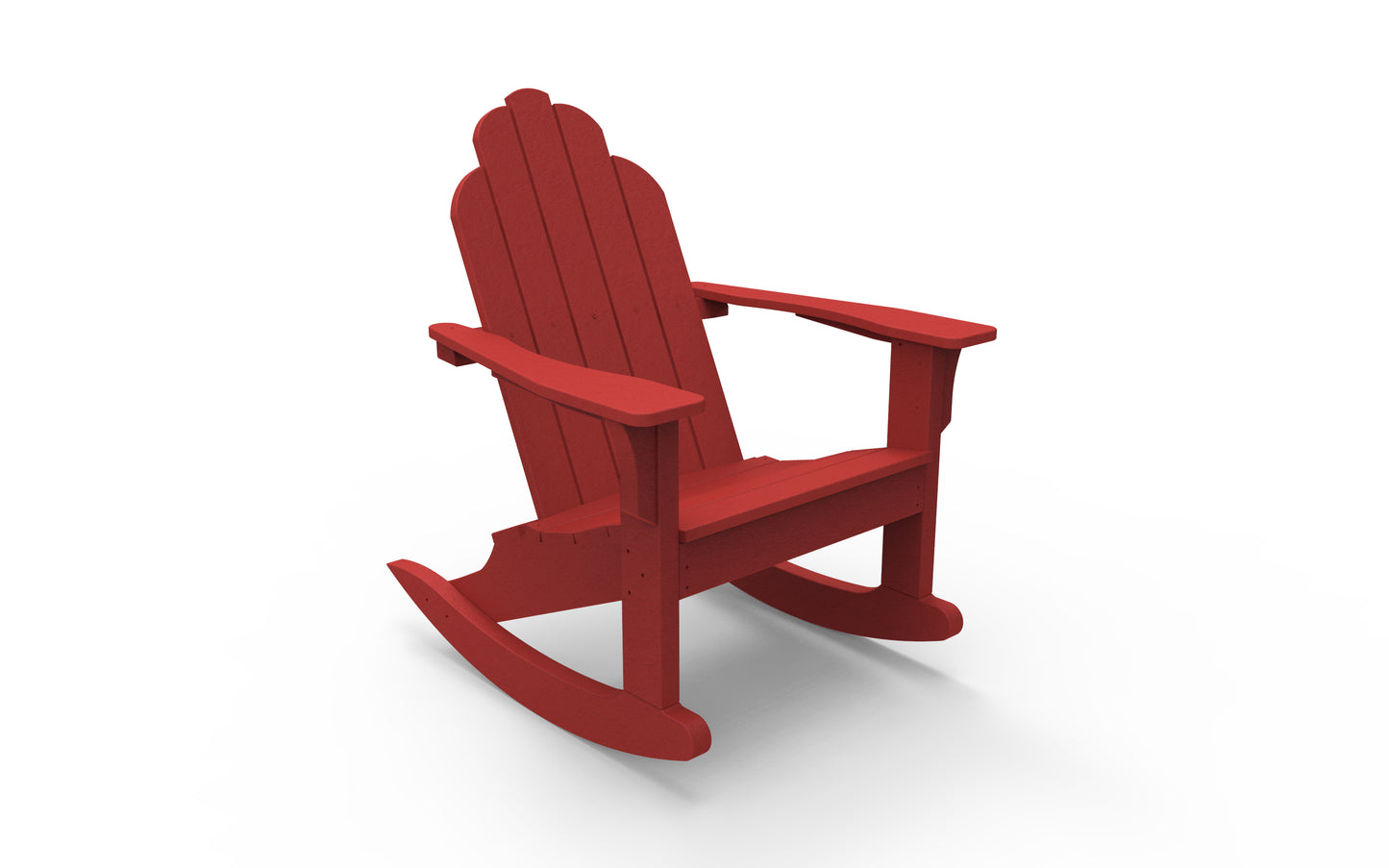 Seaside Casual Recycled Plastic Adirondack Classic Rocking Chair - LEAD TIME TO SHIP 2 TO 4 WEEKS