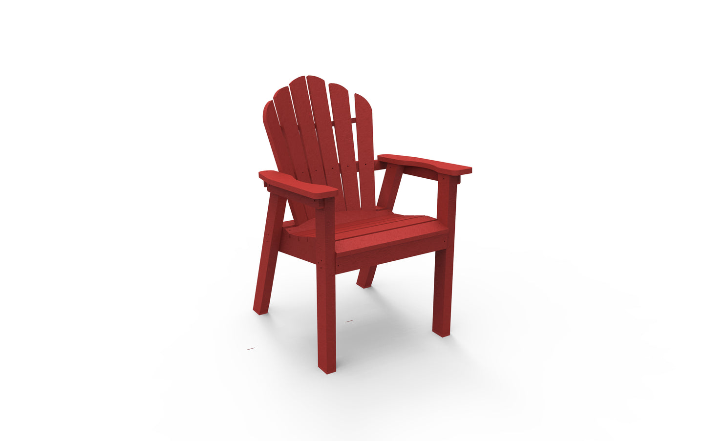 Seaside Casual Recycled Plastic Adirondack Classic Dining Chair - LEAD TIME TO SHIP 2 TO 4 WEEKS
