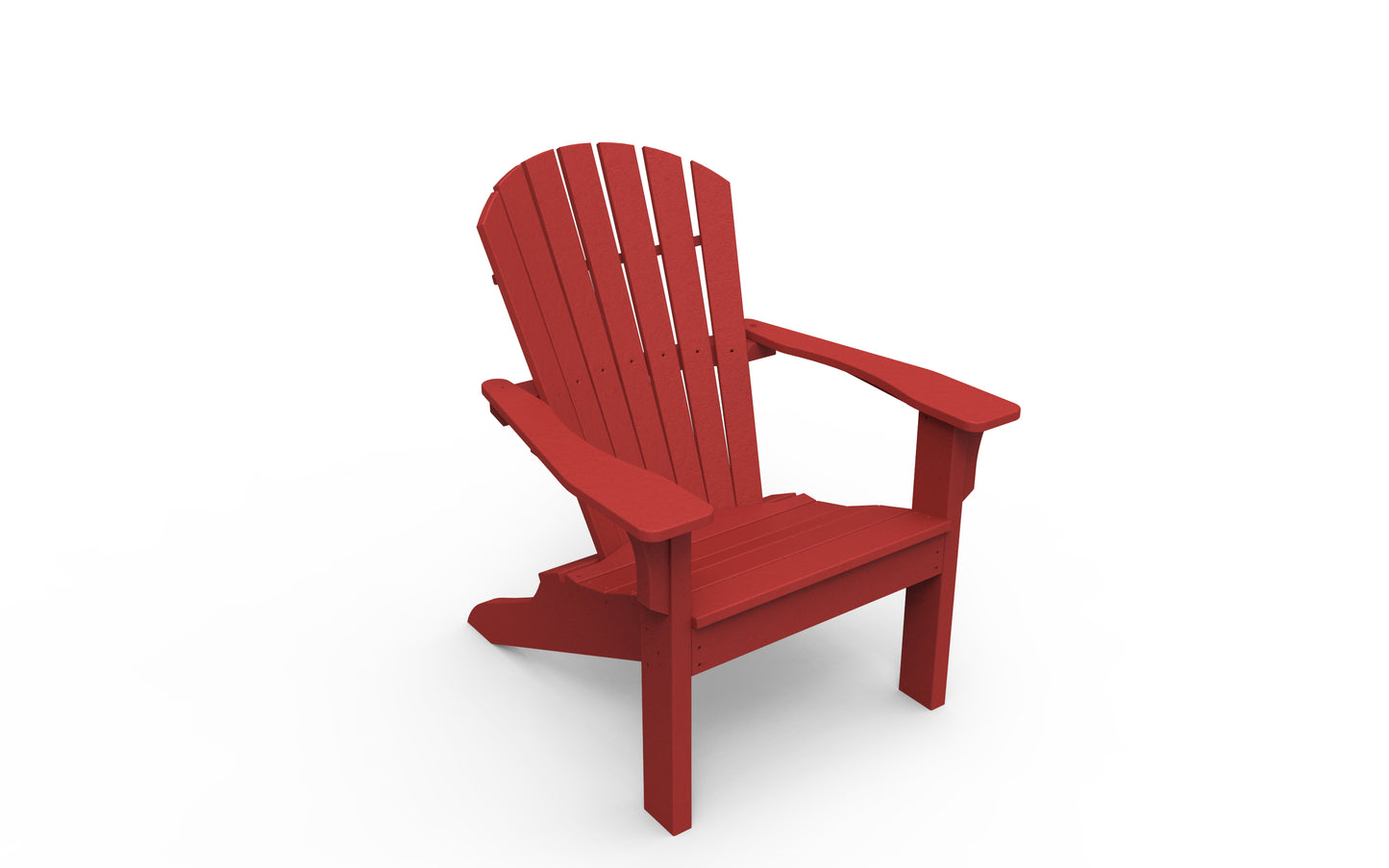 Seaside Casual Recycled Plastic Adirondack Shellback Chair - LEAD TIME TO SHIP 2 TO 4 WEEKS