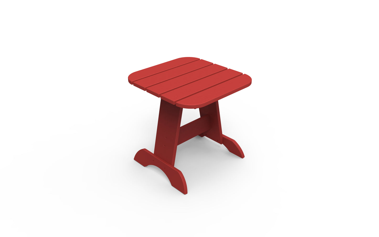 Seaside Casual Recycled Plastic Adirondack End Table - LEAD TIME TO SHIP 4 TO 6 WEEKS