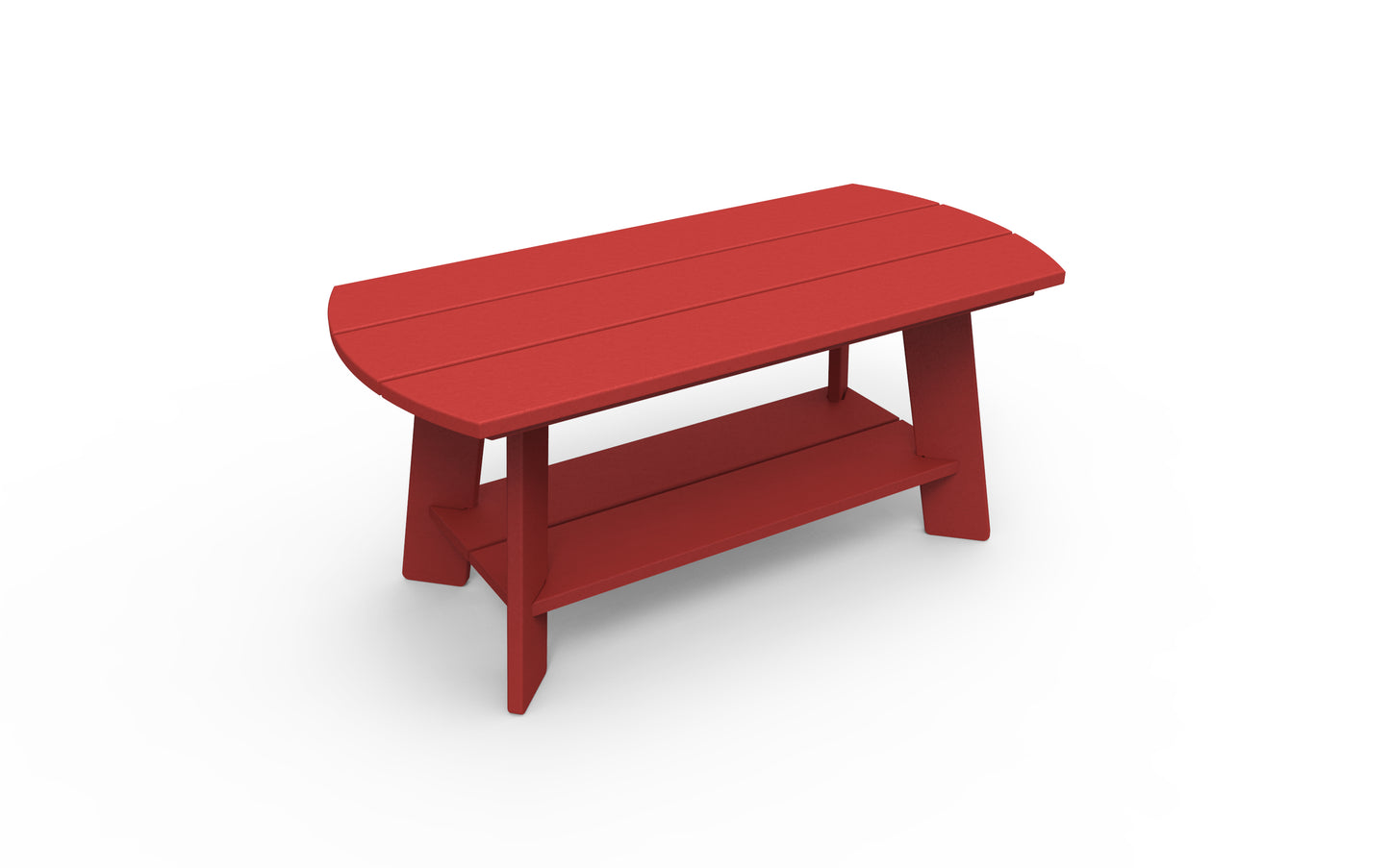 Seaside Casual Recycled Plastic Adirondack Coffee Table - LEAD TIME TO SHIP 4 TO 6 WEEKS