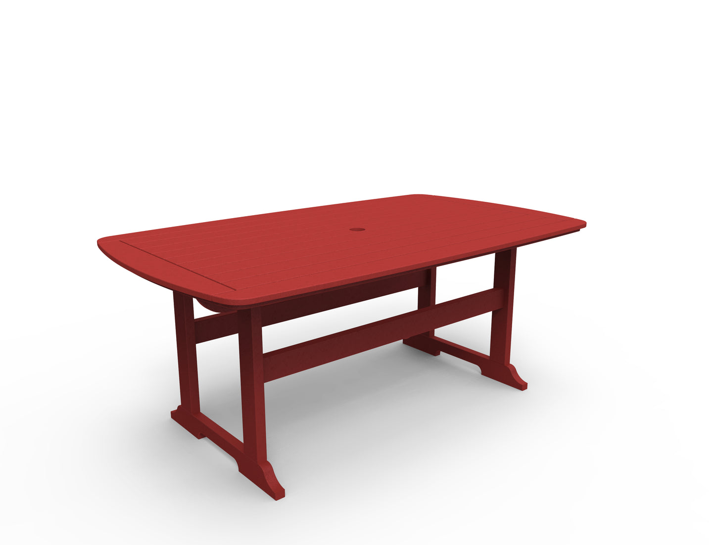 Seaside Casual Recycled Plastic Portsmouth Dining Table 42"x 72" - LEAD TIME TO SHIP 2 TO 4 WEEKS