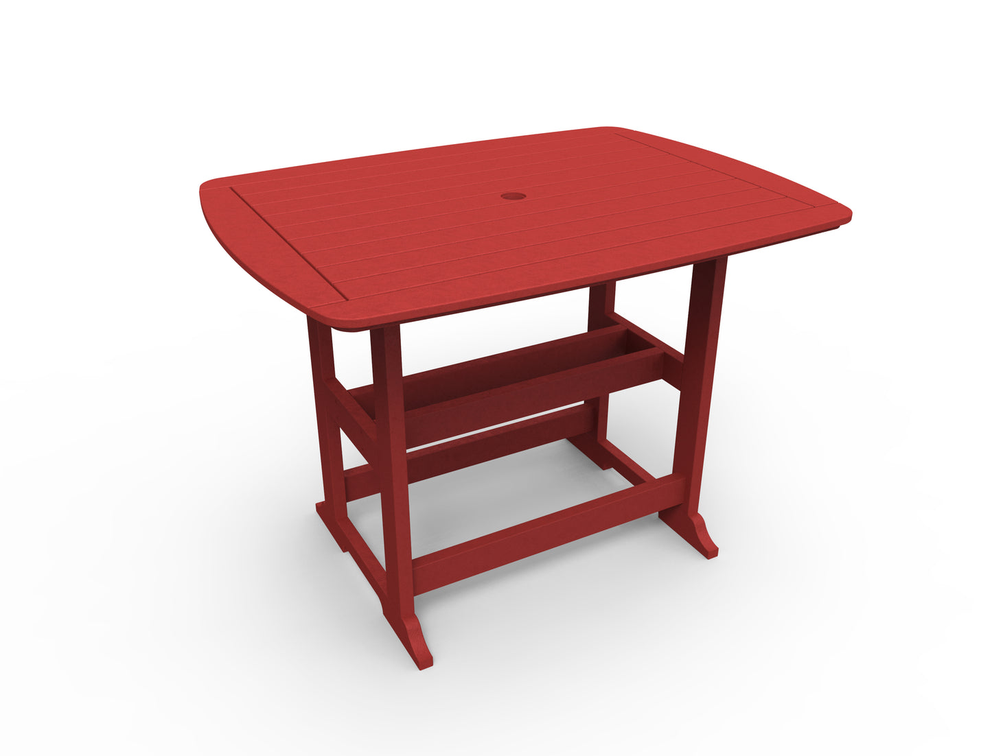 Seaside Casual Recycled Plastic Portsmouth Bar Table 42" x 56" (BAR HEIGHT) - LEAD TIME TO SHIP 2 TO 4 WEEKS