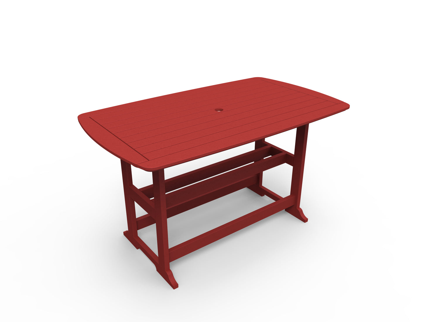 Seaside Casual Recycled Plastic Portsmouth Bar Table 42" x 72" (BAR HEIGHT) - LEAD TIME TO SHIP 2 TO 4 WEEKS
