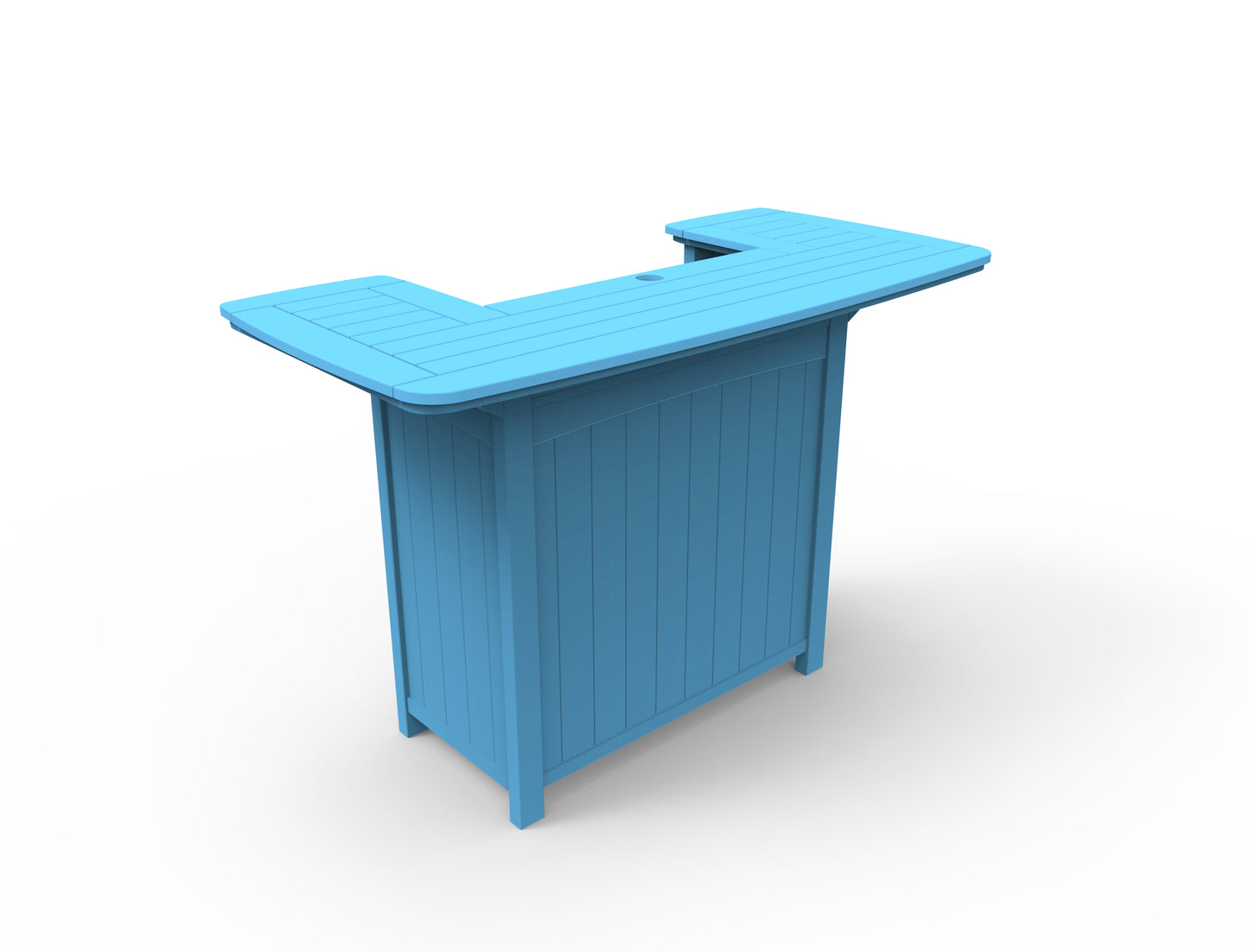 Seaside Casual Recycled Plastic Portsmouth Party Bar (BAR HEIGHT) - LEAD TIME TO SHIP 2 TO 4 WEEKS