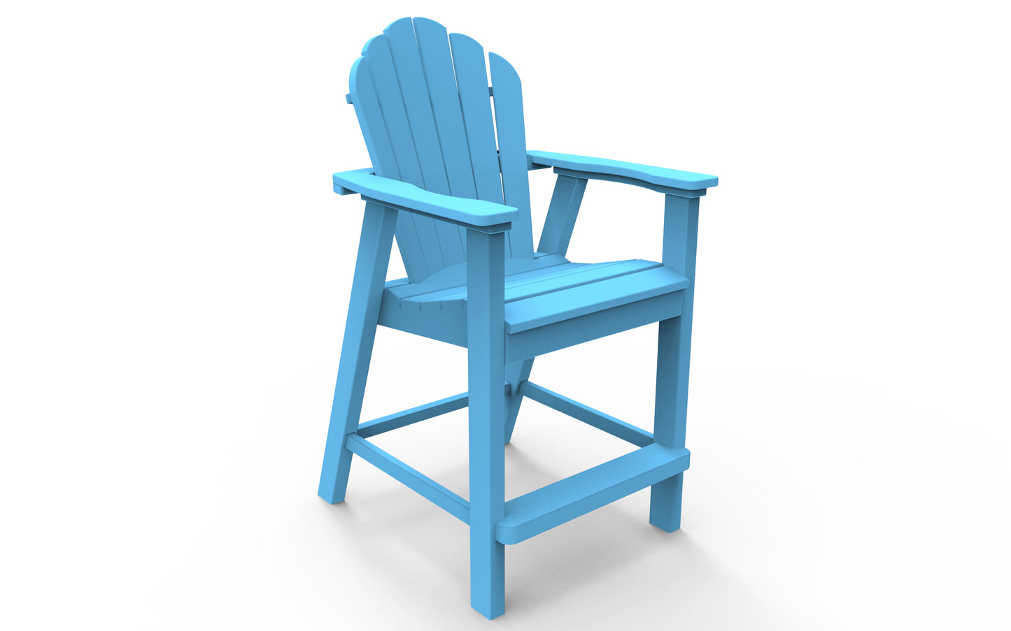 Seaside Casual Recycled Plastic Adirondack Classic Balcony Chair (COUNTER HEIGHT) - LEAD TIME TO SHIP 4 TO 6 WEEKS