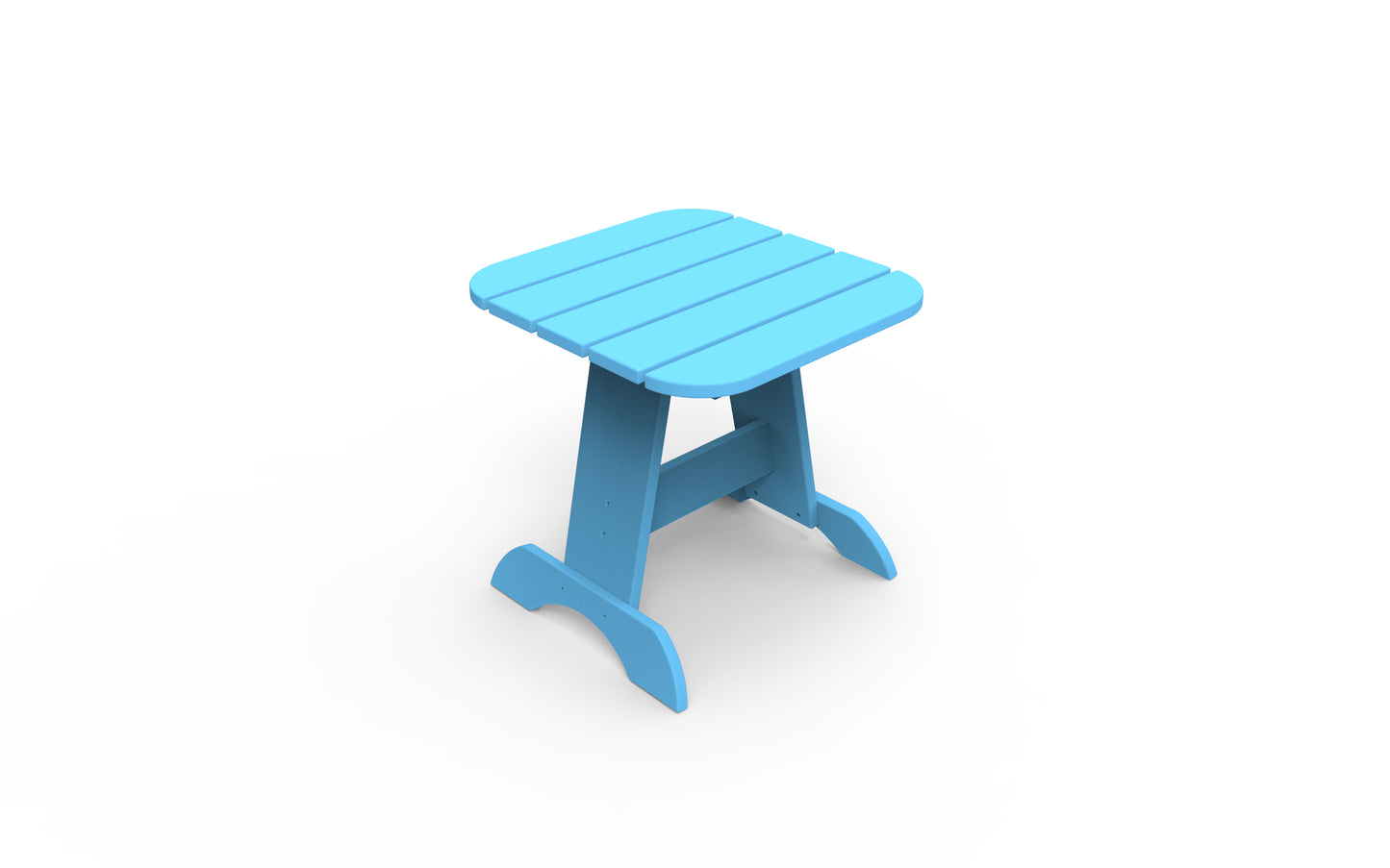 Seaside Casual Recycled Plastic Adirondack End Table - LEAD TIME TO SHIP 4 TO 6 WEEKS