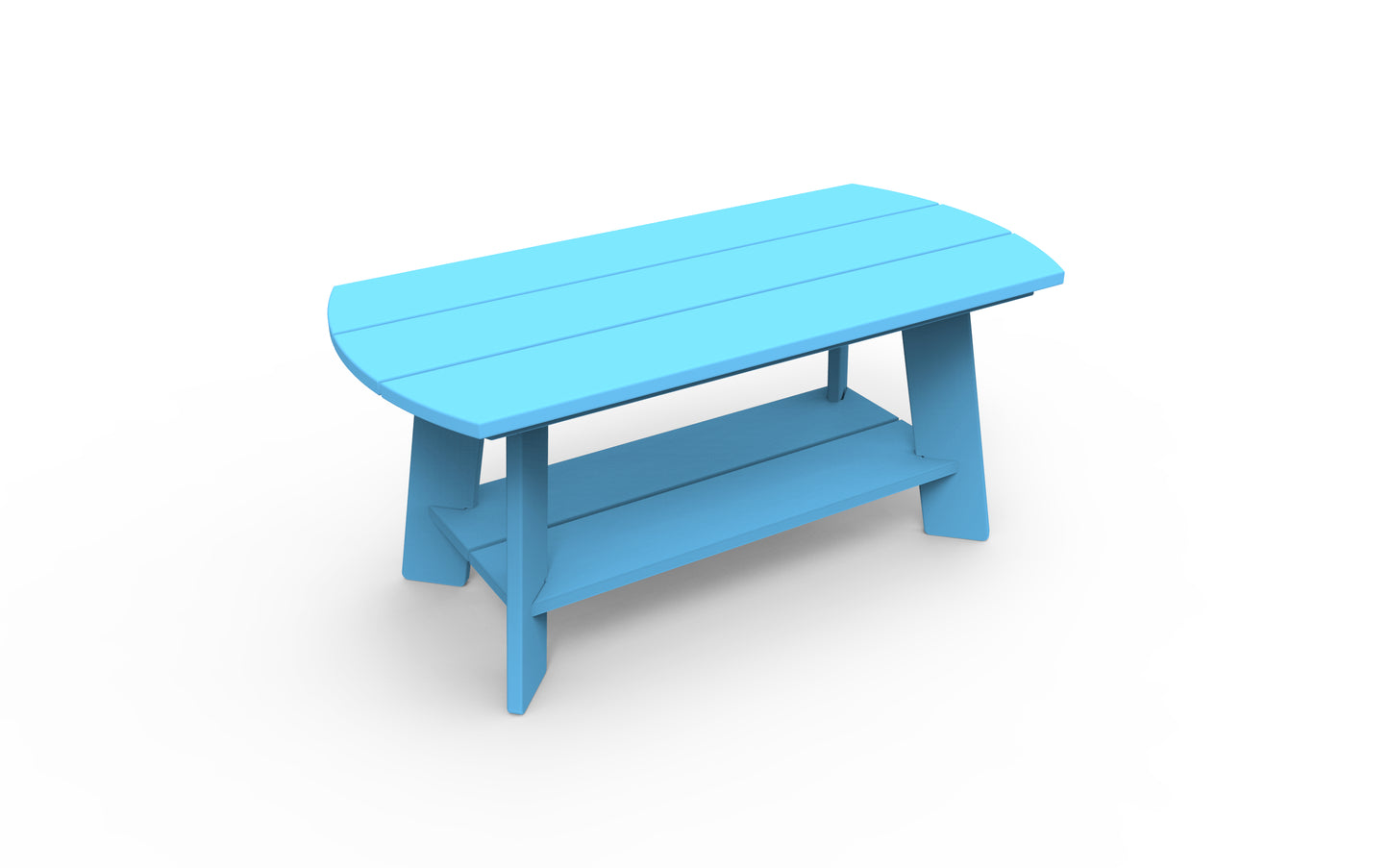 Seaside Casual Recycled Plastic Adirondack Coffee Table - LEAD TIME TO SHIP 4 TO 6 WEEKS