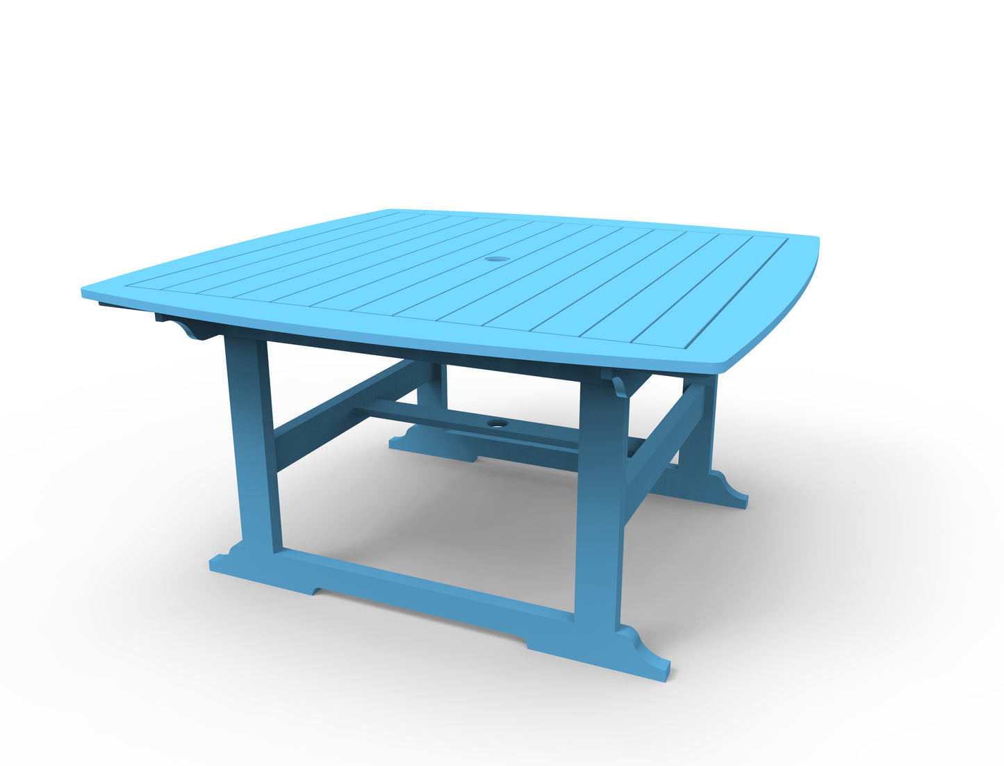 Seaside Casual Recycled Plastic Portsmouth Dining Table 56" x 56" - LEAD TIME TO SHIP 4 TO 6 WEEKS
