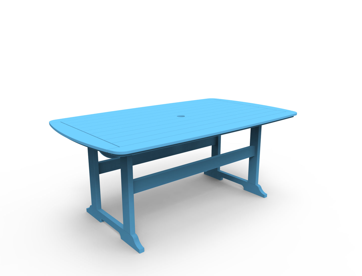 Seaside Casual Recycled Plastic Portsmouth Dining Table 42"x 72" - LEAD TIME TO SHIP 2 TO 4 WEEKS