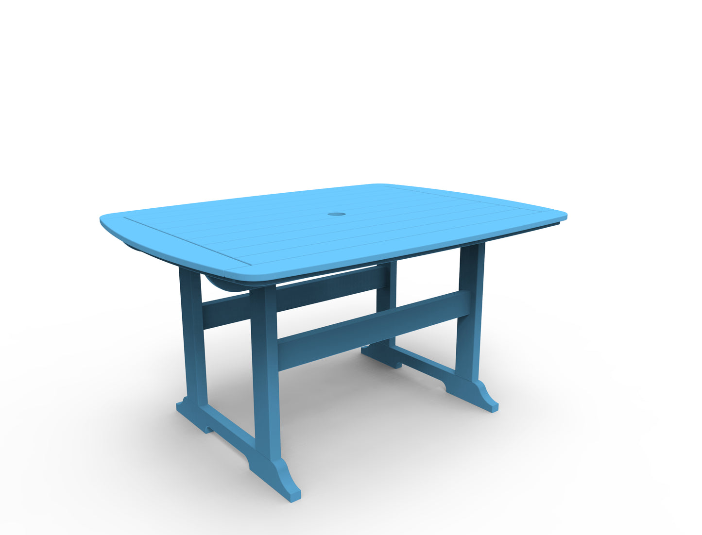 Seaside Casual Recycled Plastic Portsmouth Dining Table 42" x 56" - LEAD TIME TO SHIP 4 TO 6 WEEKS