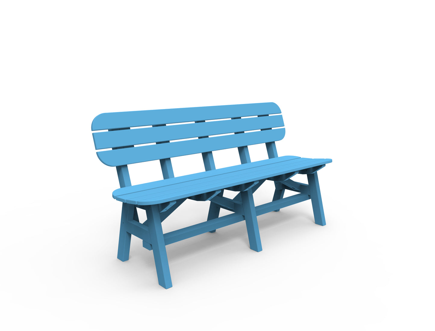 Seaside Casual Recycled Plastic Portsmouth 5' Bench - LEAD TIME TO SHIP 4 TO 6 WEEKS