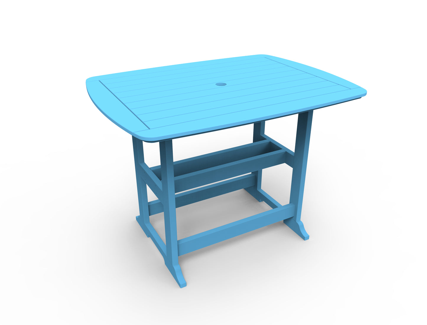 Seaside Casual Recycled Plastic Portsmouth Bar Table 42" x 56" (BAR HEIGHT) - LEAD TIME TO SHIP 2 TO 4 WEEKS