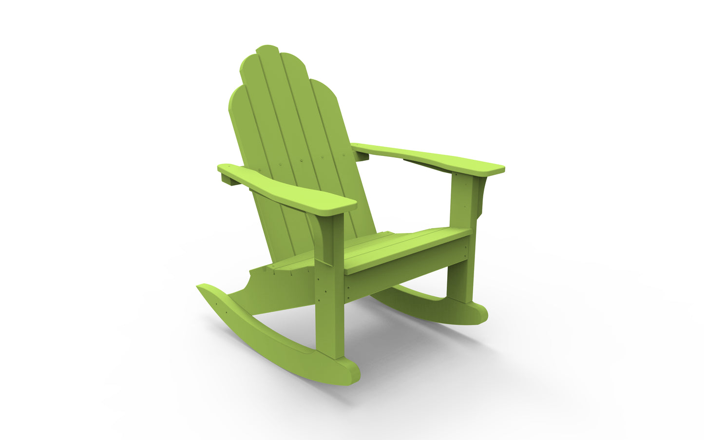 Seaside Casual Recycled Plastic Adirondack Classic Rocking Chair - LEAD TIME TO SHIP 2 TO 4 WEEKS