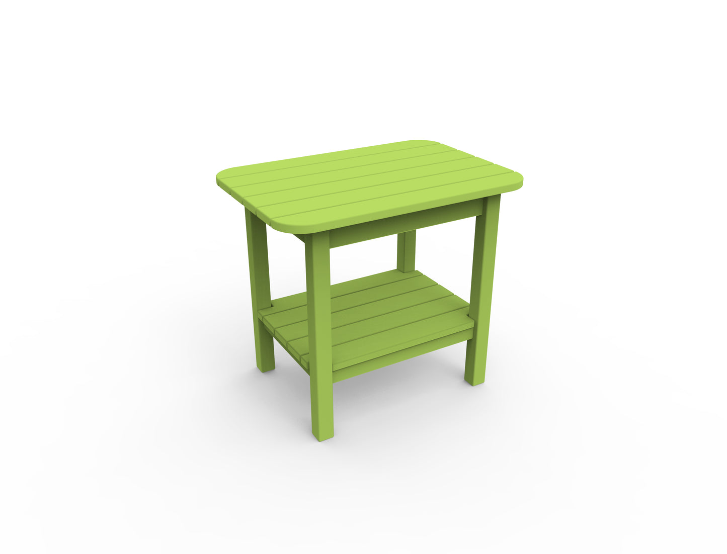 Seaside Casual Recycled Plastic Westerly End Table - LEAD TIME TO SHIP 4 TO 6 WEEKS