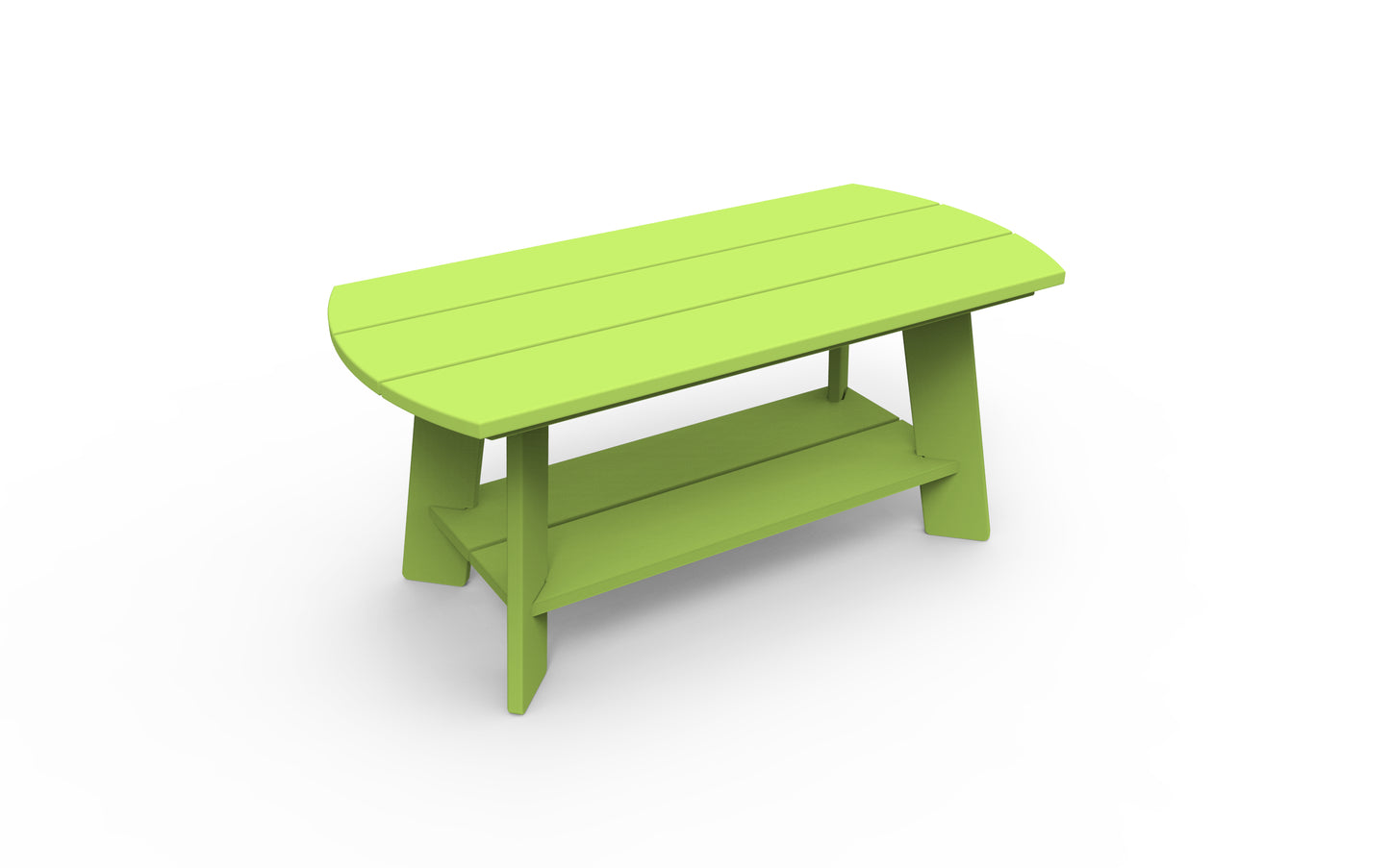 Seaside Casual Recycled Plastic Adirondack Coffee Table - LEAD TIME TO SHIP 4 TO 6 WEEKS