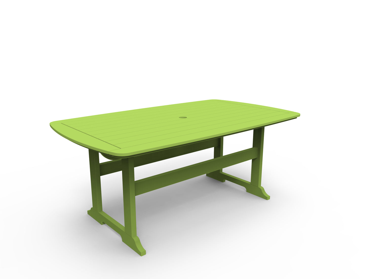 Seaside Casual Recycled Plastic Portsmouth Dining Table 42"x 72" - LEAD TIME TO SHIP 2 TO 4 WEEKS