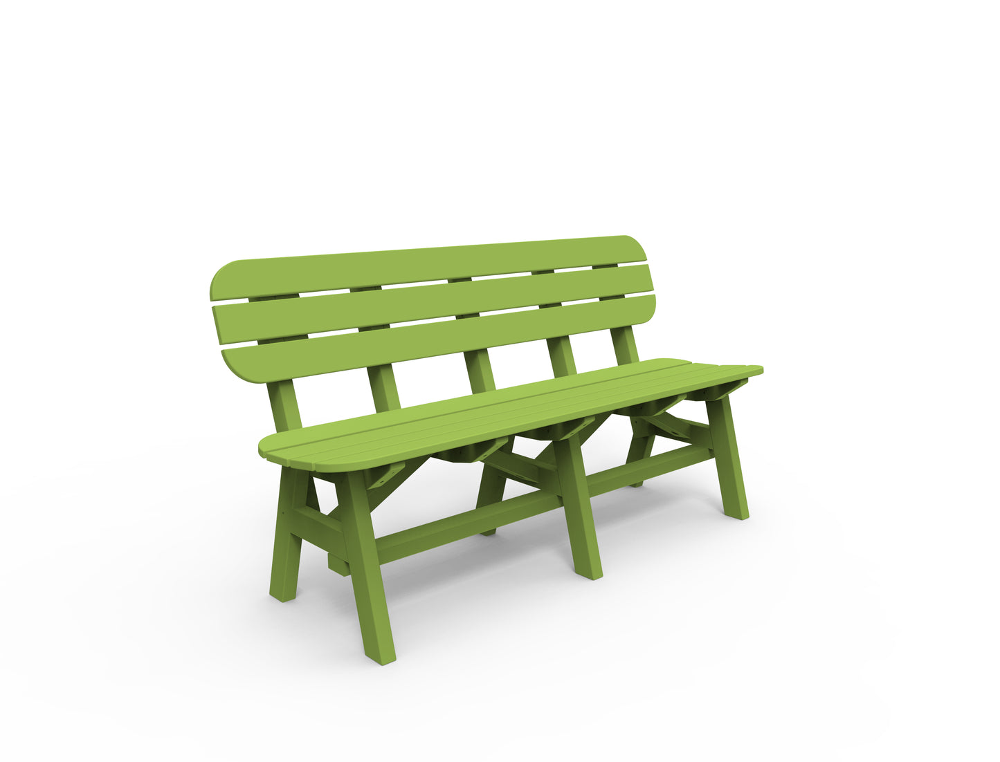 Seaside Casual Recycled Plastic Portsmouth 5' Bench - LEAD TIME TO SHIP 4 TO 6 WEEKS