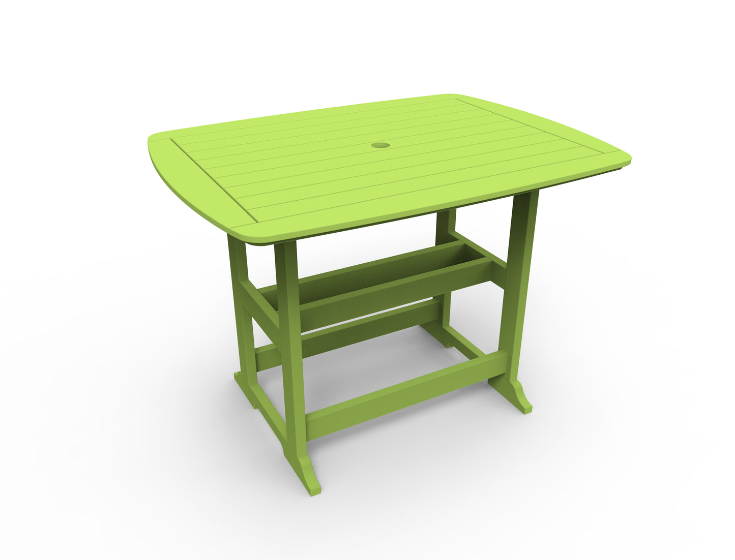 Seaside Casual Recycled Plastic Portsmouth Bar Table 42" x 56" (BAR HEIGHT) - LEAD TIME TO SHIP 2 TO 4 WEEKS