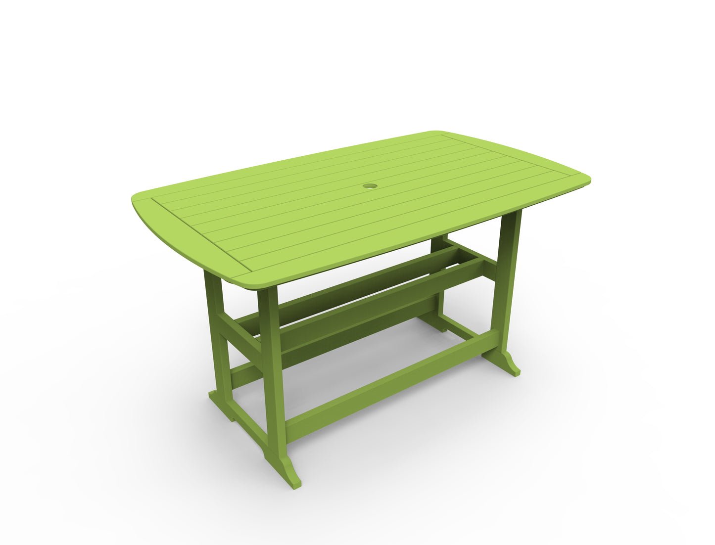 Seaside Casual Recycled Plastic Portsmouth Bar Table 42" x 72" (BAR HEIGHT) - LEAD TIME TO SHIP 2 TO 4 WEEKS