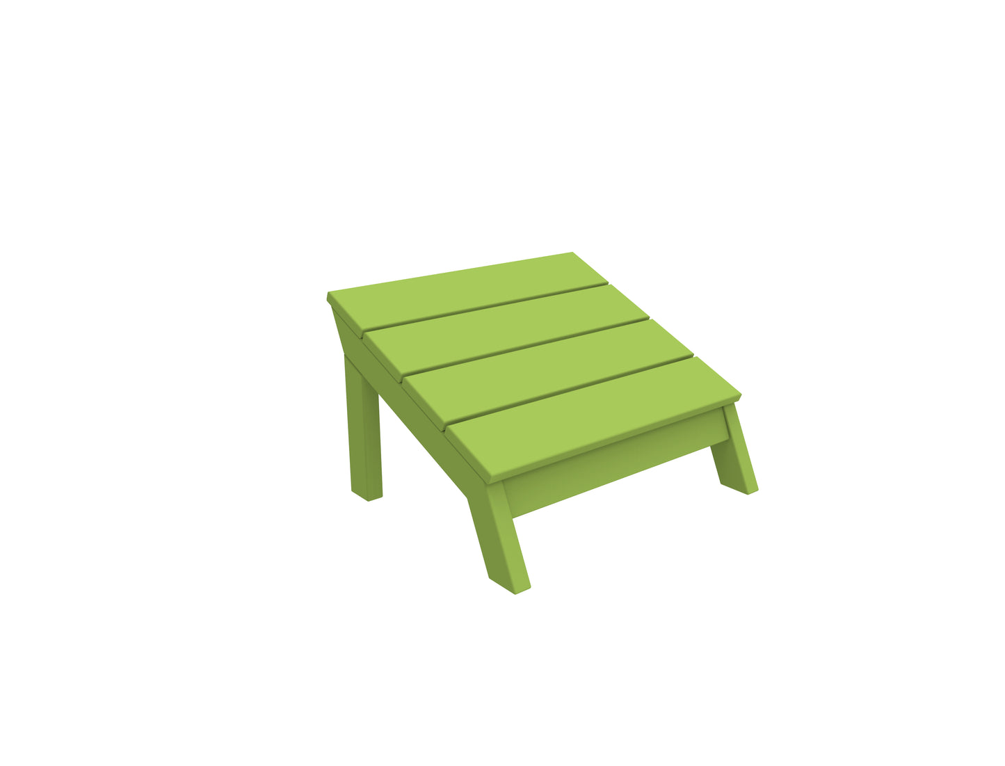Seaside Casual Recycled Plastic MAD Foot Stool - LEAD TIME TO SHIP 2 TO 4 WEEKS