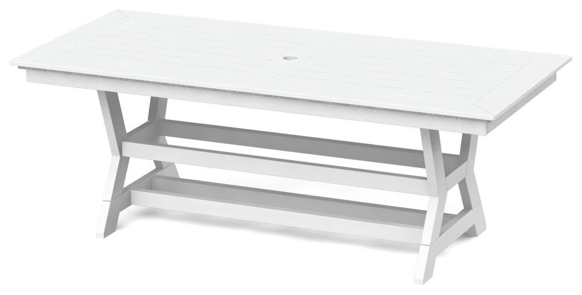 Seaside Casual Recycled Plastic SYM Dining Table 36" x 80" - LEAD TIME TO SHIP 4 TO 6 WEEKS