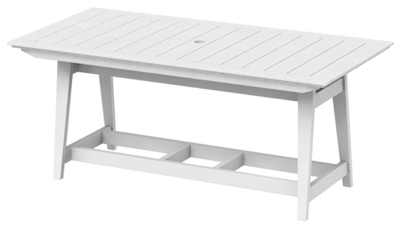 Seaside Casual Recycled Plastic MAD Balcony Table 40" x 85" (COUNTER HEIGHT) - LEAD TIME TO SHIP 4 TO 6 WEEKS