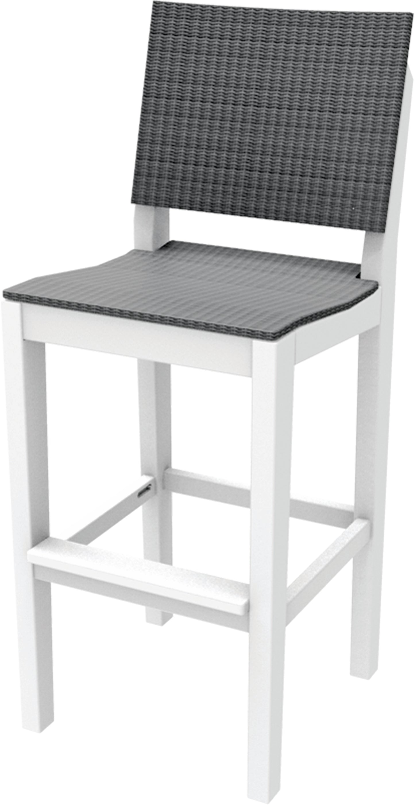 Seaside Casual Recycled Plastic MAD Bar Side Chair (WOVEN) (BAR HEIGHT) - LEAD TIME TO SHIP 2 TO 4 WEEKS Regular price