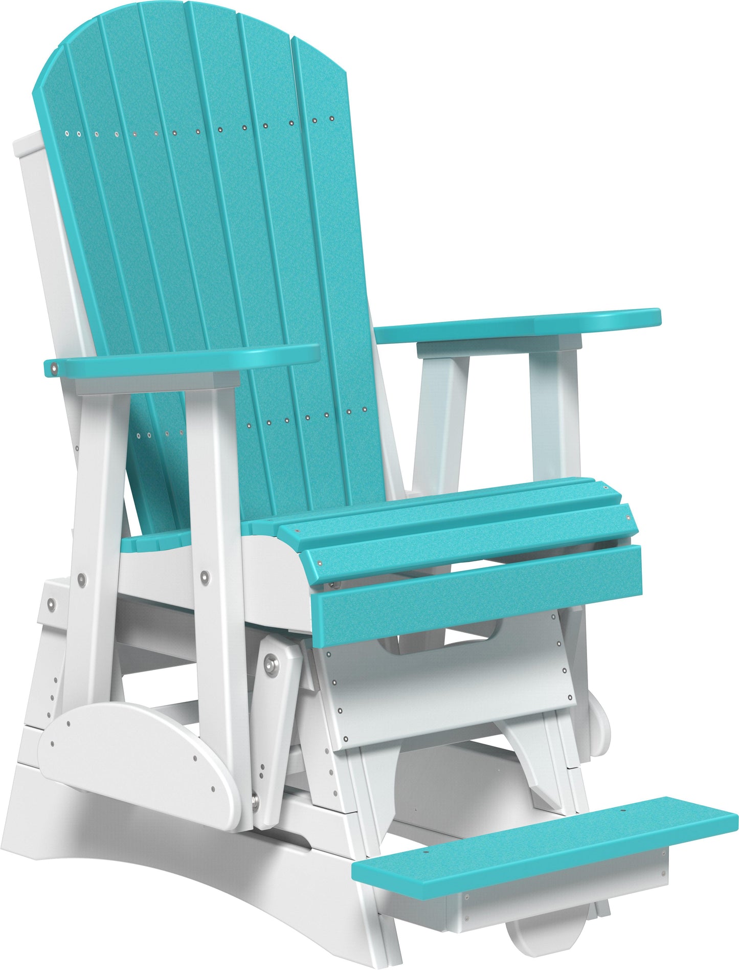 LuxCraft Recycled Plastic Counter Height  2' Adirondack Counter Height Balcony Glider  - LEAD TIME TO SHIP 7 BUSINESS DAYS OR LESS