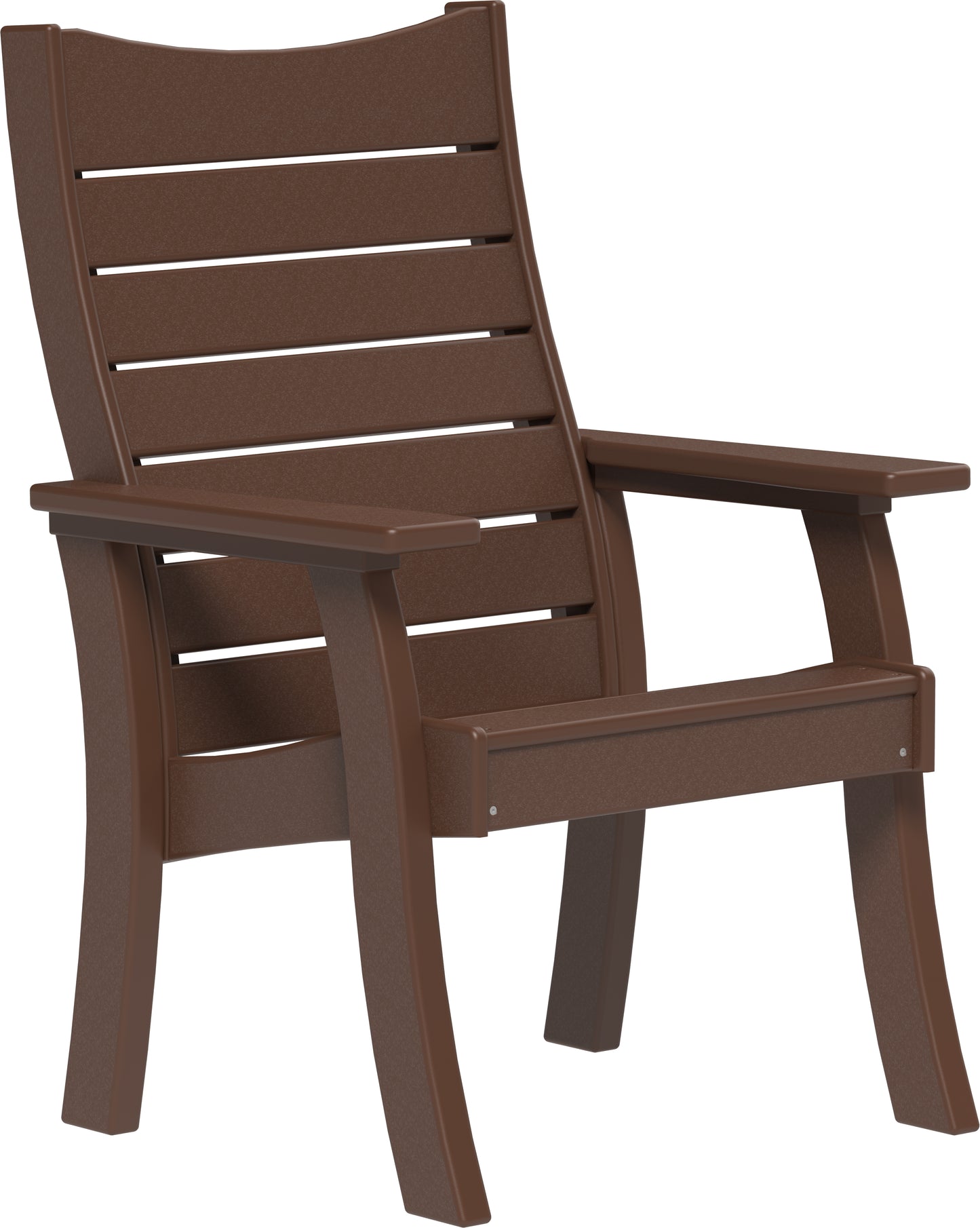 LuxCraft Recycled Plastic 2' Contour Bench - LEAD TIME TO SHIP 7 BUSINESS DAYS OR LESS