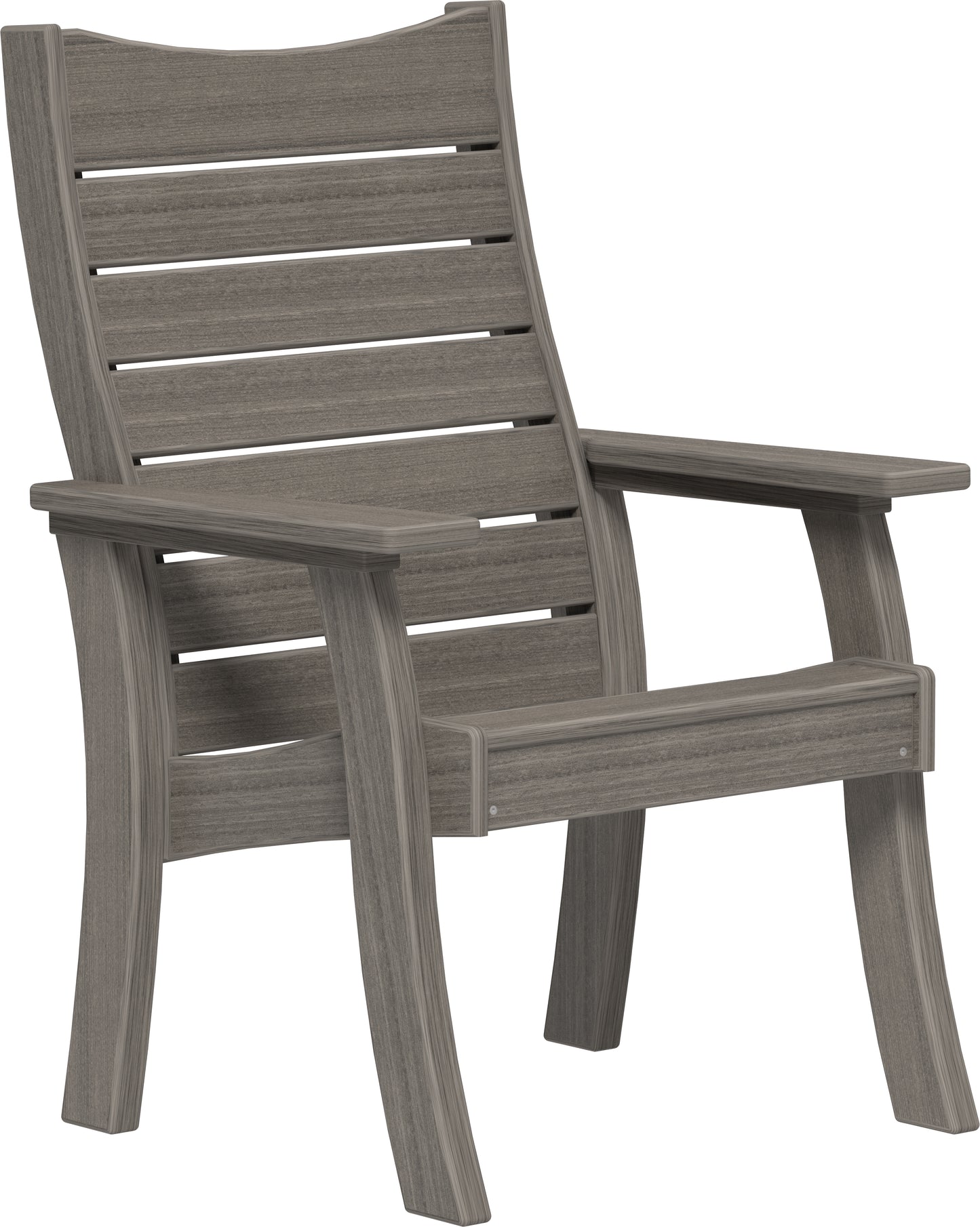 LuxCraft Recycled Plastic 2' Contour Bench - LEAD TIME TO SHIP 7 BUSINESS DAYS OR LESS