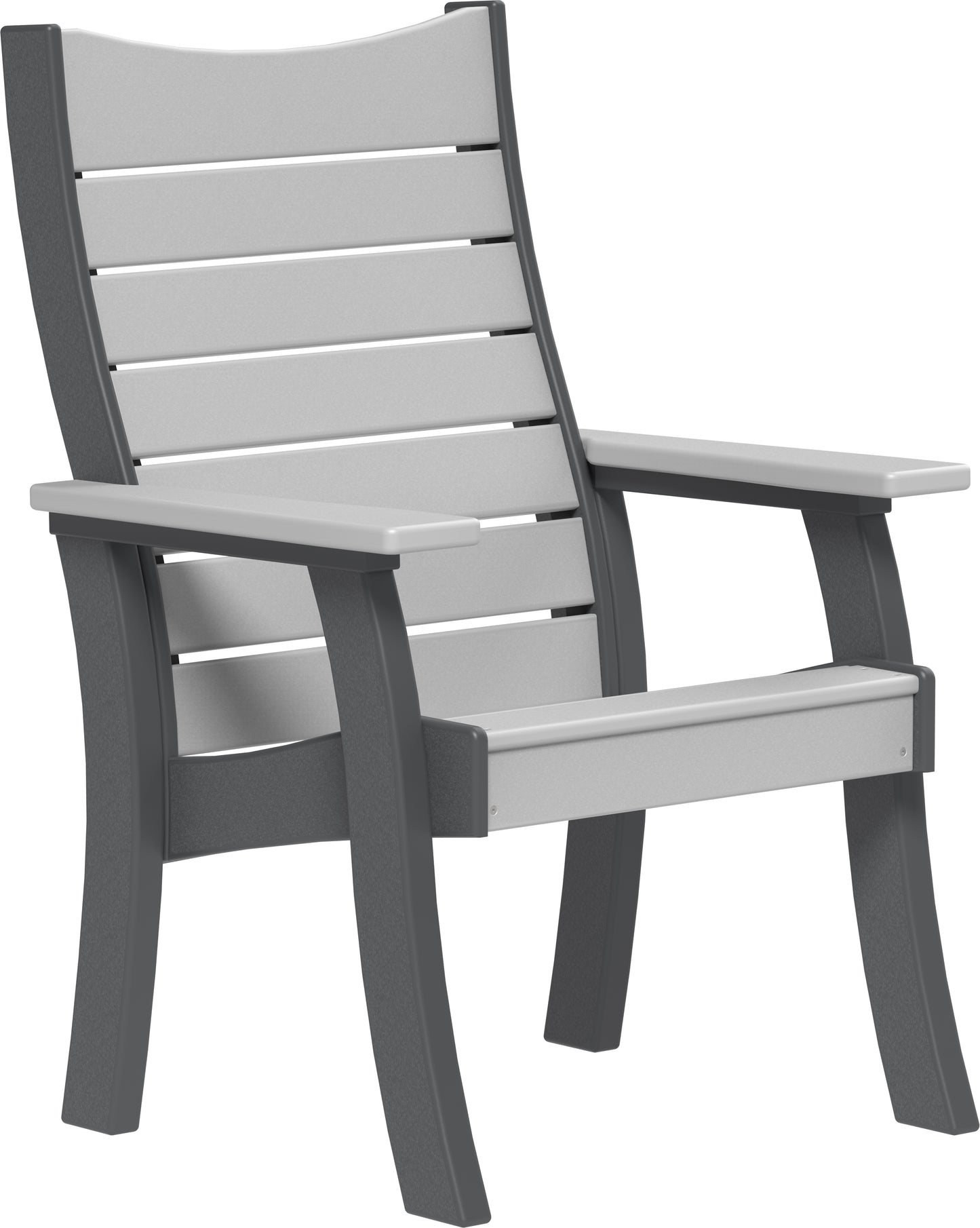 LuxCraft Recycled Plastic 2' Contour Bench - LEAD TIME TO SHIP 7 BUSINESS DAYS OR LESS