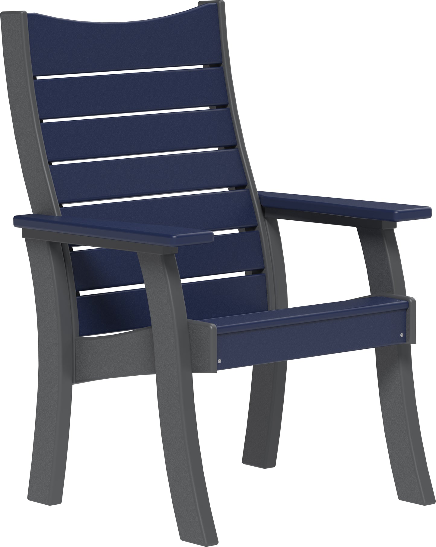 LuxCraft Recycled Plastic 2' Contour Bench - LEAD TIME TO SHIP 7 BUSINESS DAYS OR LESS