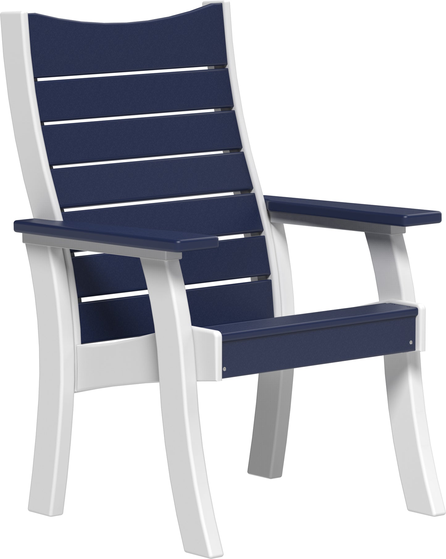 LuxCraft Recycled Plastic 2' Contour Bench - LEAD TIME TO SHIP 7 BUSINESS DAYS OR LESS