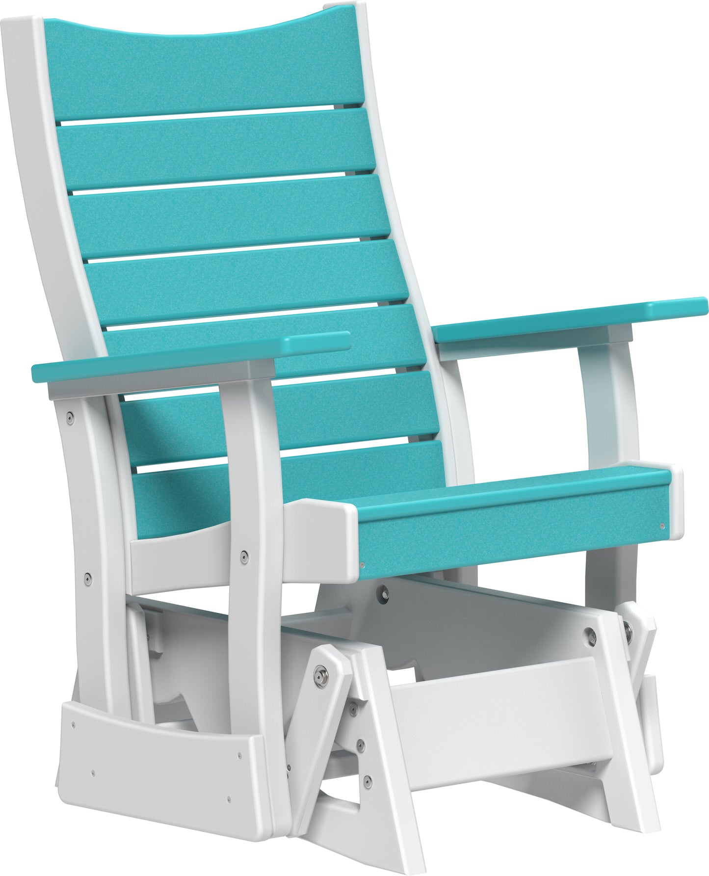 LuxCraft Recycled Plastic 2' Contour Glider - LEAD TIME TO SHIP 7 BUSINESS DAYS OR LESS