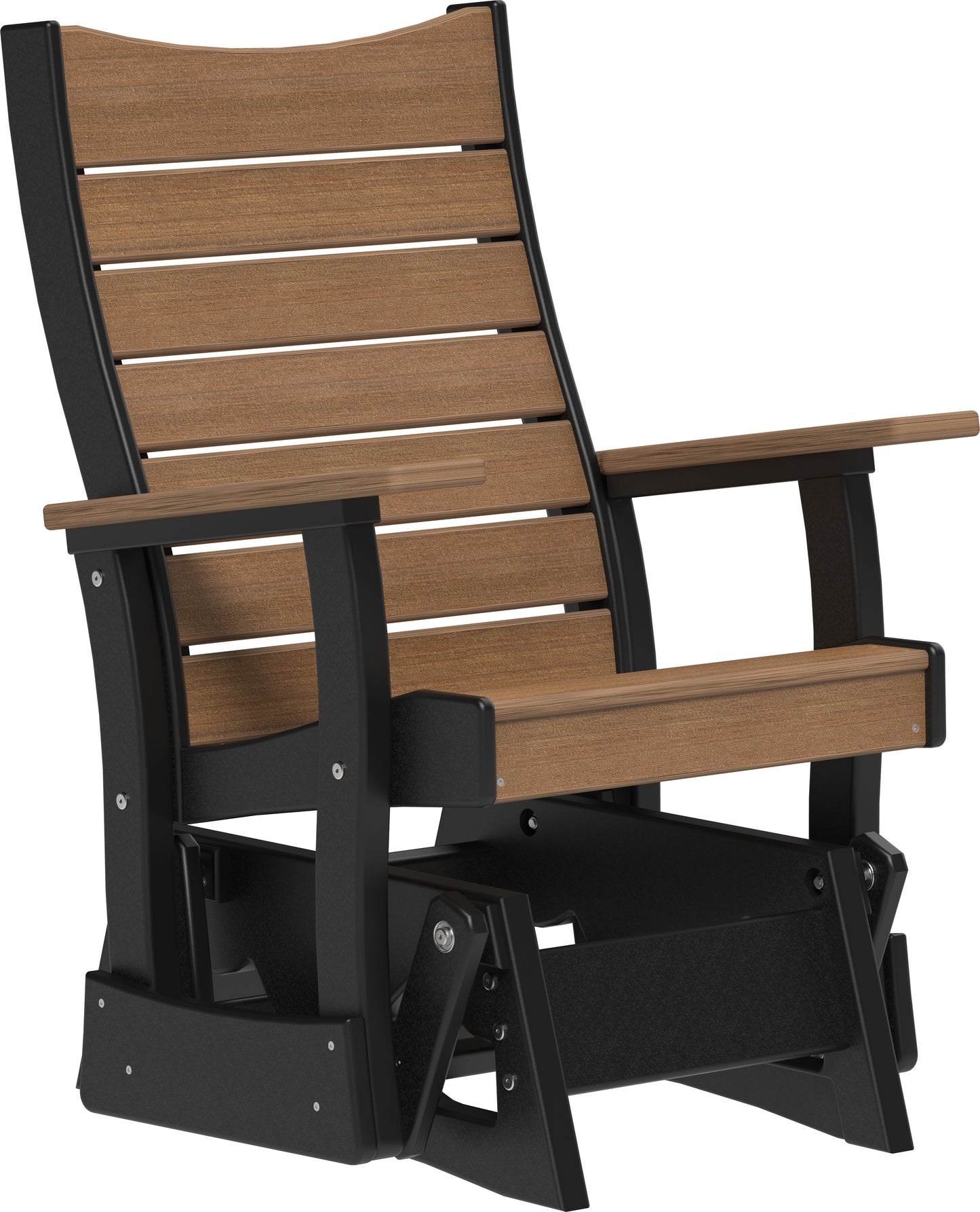 LuxCraft Recycled Plastic 2' Contour Glider - LEAD TIME TO SHIP 7 BUSINESS DAYS OR LESS