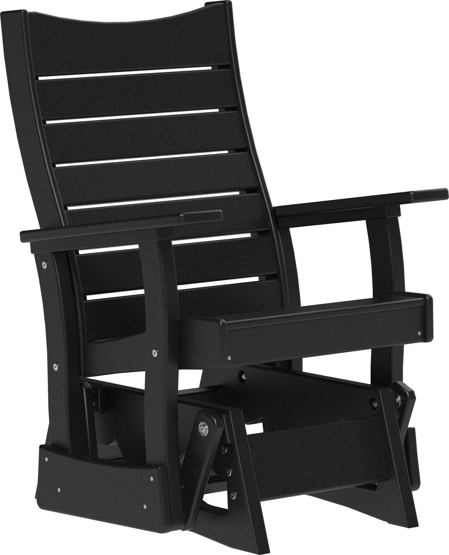 LuxCraft Recycled Plastic 2' Contour Glider - LEAD TIME TO SHIP 7 BUSINESS DAYS OR LESS