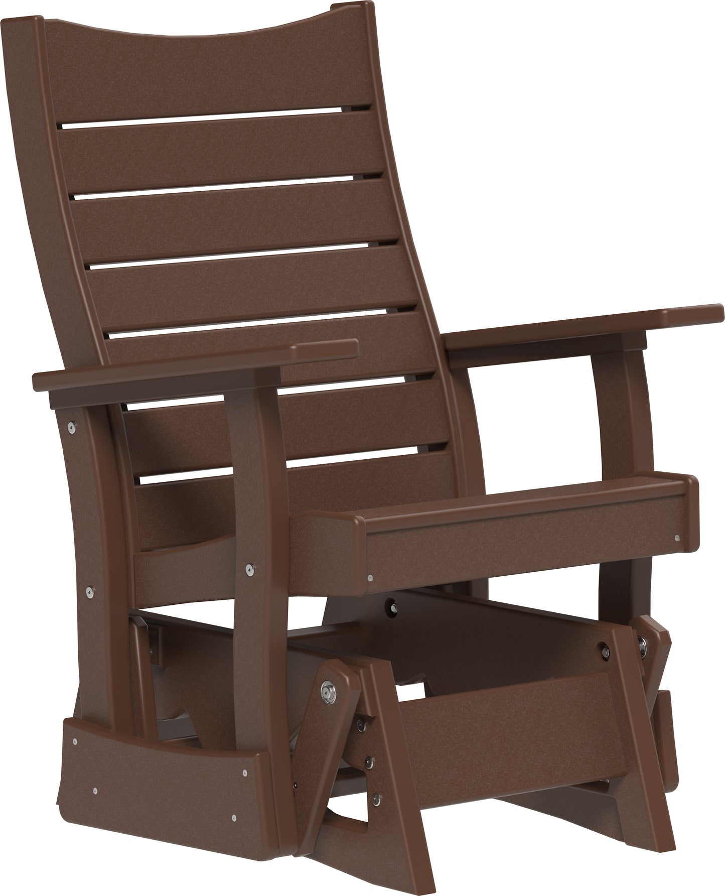 LuxCraft Recycled Plastic 2' Contour Glider - LEAD TIME TO SHIP 7 BUSINESS DAYS OR LESS