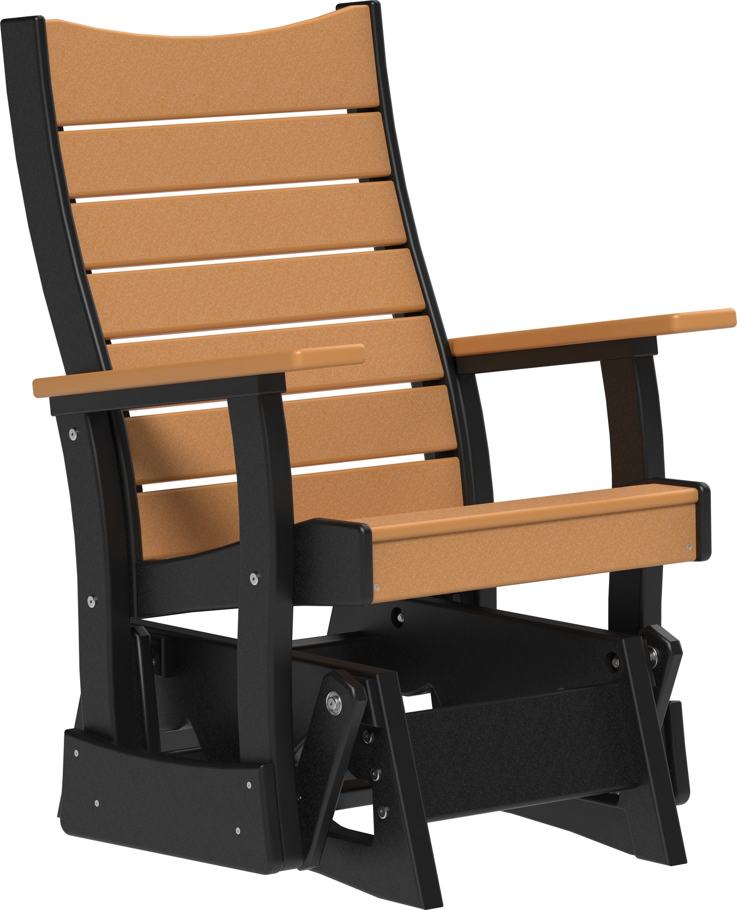 LuxCraft Recycled Plastic 2' Contour Glider - LEAD TIME TO SHIP 7 BUSINESS DAYS OR LESS